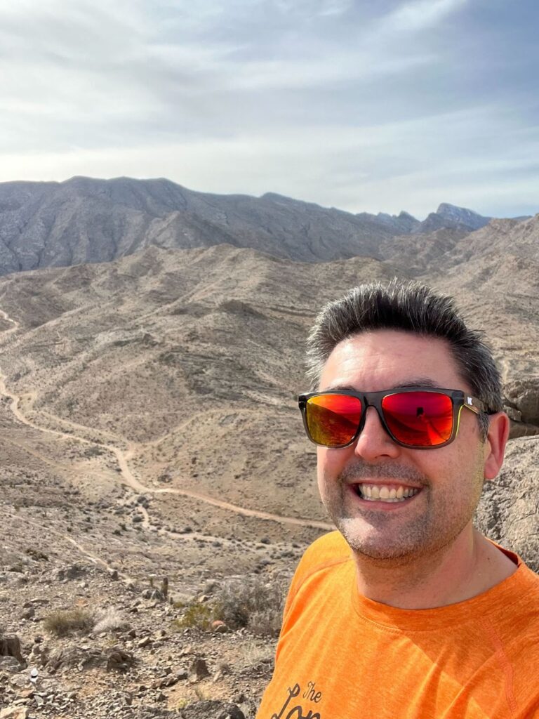 image of gavin on a hike in vagas