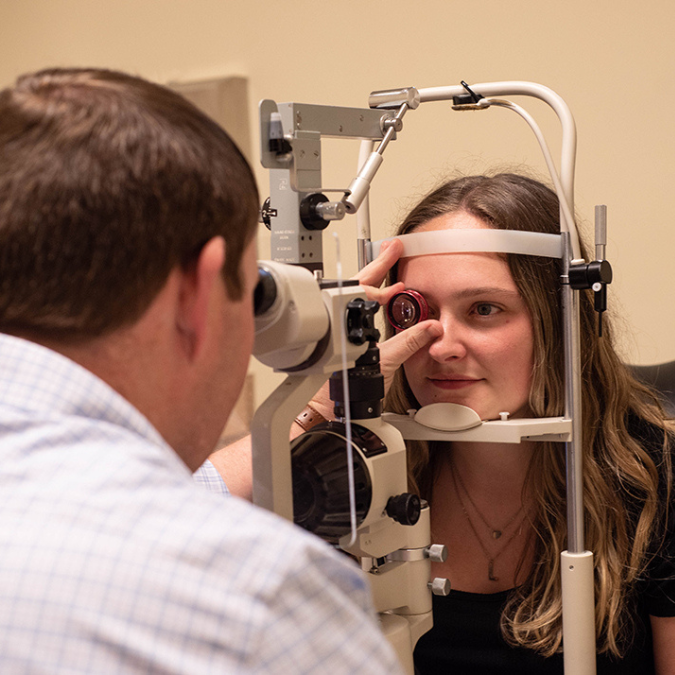 Patient at Hardin Valley Eyecare & Optical