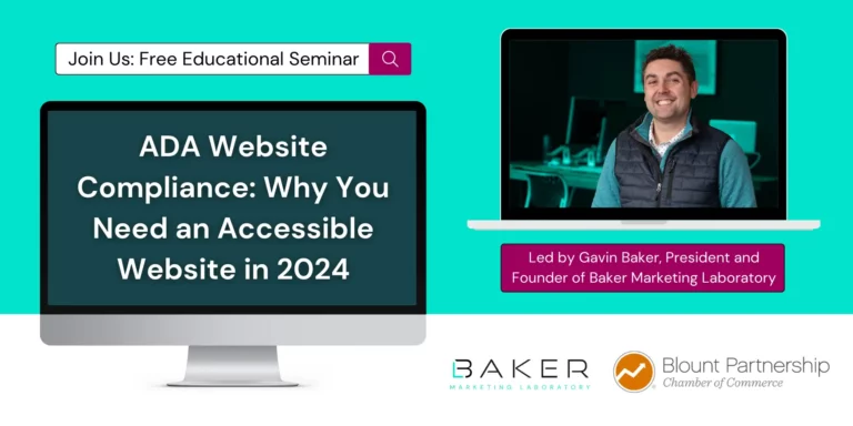 Free Blount Chamber Seminar: Why You Need An Accessible Website in 2024
