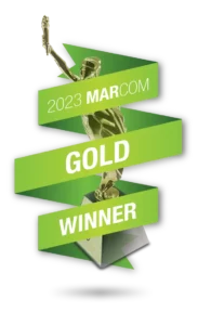 2023 MarCom Gold Award Badge